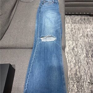 American Eagle low rise baggy flare Size 2